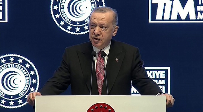 Cumhurbaşkanı Erdoğan 2021 ihracat rakamlarını açıkladı