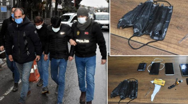 Ehliyet sınavında düzenekle kopyaya 3 gözaltı