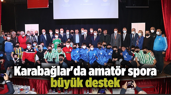 Karabağlar'da amatör spora büyük destek