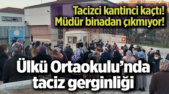 Karabağlar'daki ortaokulda taciz gerginliği