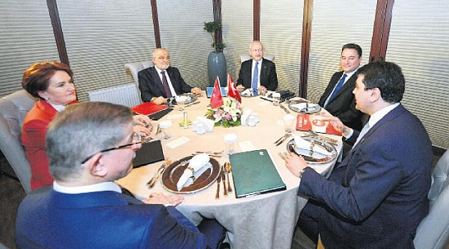 6 partinin ortaklığı ittifaka dönüşebilir