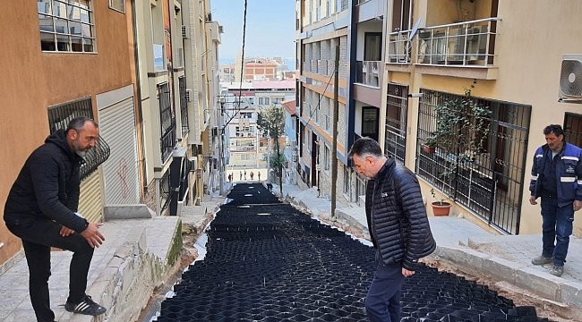 Bayraklı’nın yollarına ‘modern’ sistem