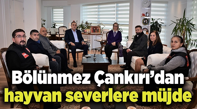 Bölünmez Çankırı’dan hayvan severlere müjde 