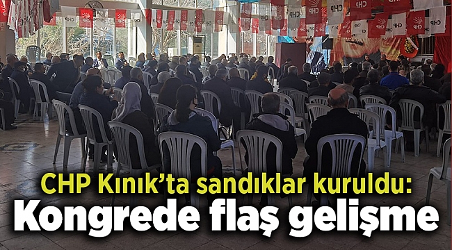 CHP Kınık’ta sandıklar kuruldu: Kongrede flaş gelişme