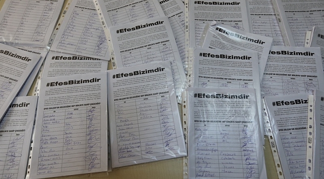 &#039;Efes Bizimdir&#039; imza kampanyası tamamlandı