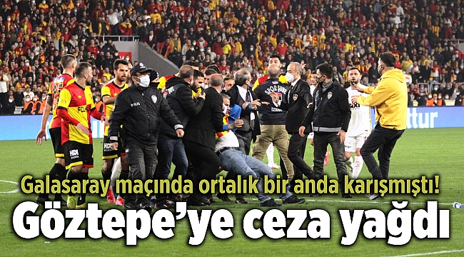 Göztepe’ye ceza yağdı