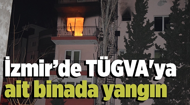 İzmir’de TÜGVA'ya ait binada yangın