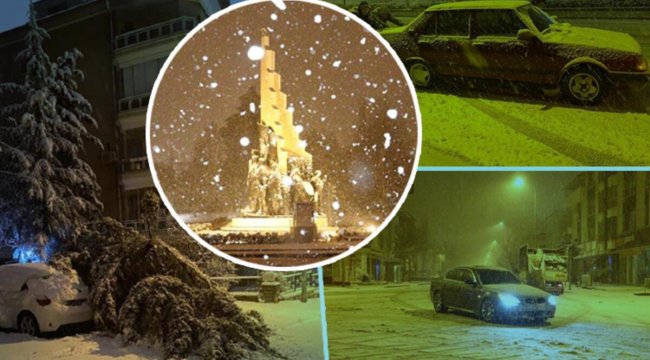 Ankara&#039;da yoğun kar: Her yer beyaza büründü! Meteoroloji&#039;den 63 kente yeni uyarı