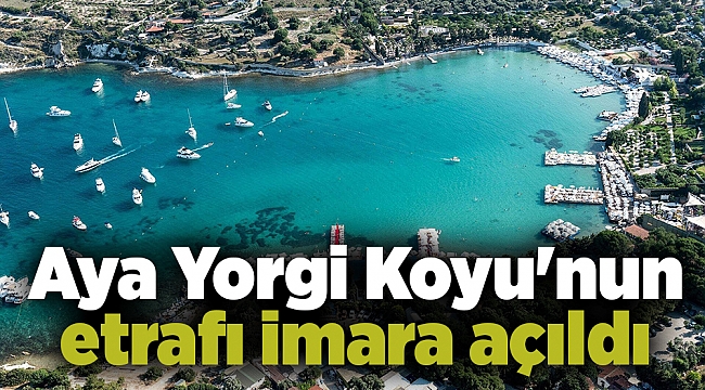 Aya Yorgi Koyu'nun etrafı imara açıldı