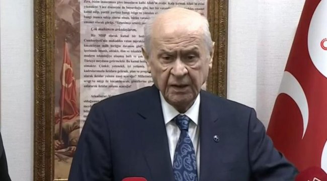 Bahçeli: Türkiye barış yolunda çok başarılı bir adım atmıştır