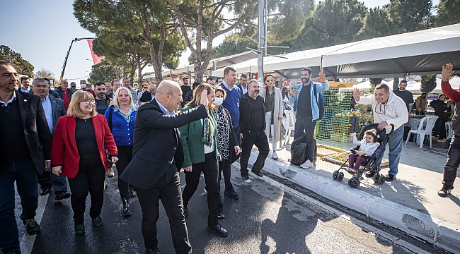 Başkan Soyer Alaçatı Ot Festivali’nden mesaj verdi: “Emin olun çok güzel bir bahar bizi bekliyor”