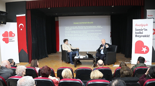 Bayraklı’da deprem paneli