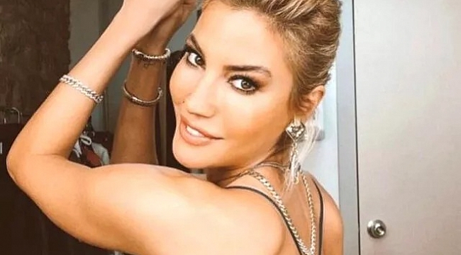 Çağla Şıkel transparan elbisesiyle sosyal medyayı salladı!