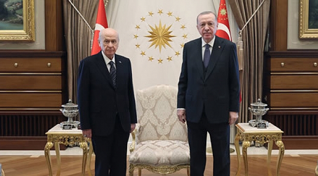 Cumhurbaşkanı Erdoğan ile Bahçeli görüştü