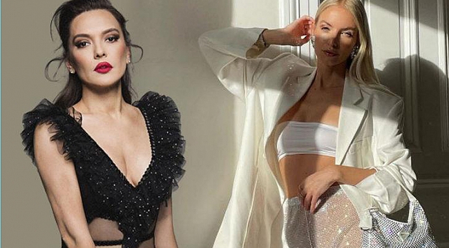 Demet Akalın Leonie Hanne'ın kıyafetinden rahatsız oldu!