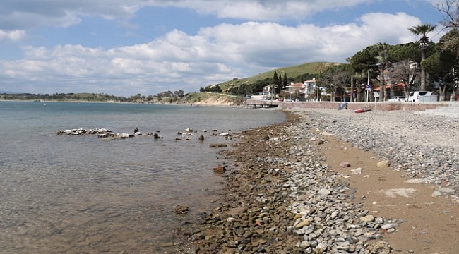 İzmir&#039;in turistik ilçesinde korkutan görüntü