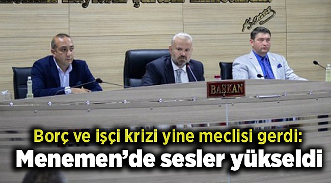 Menemen’de sesler yükseldi