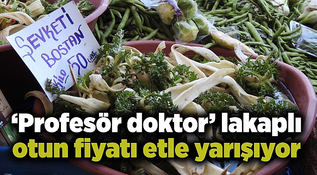 ‘Profesör doktor’ lakaplı otun fiyatı etle yarışıyor