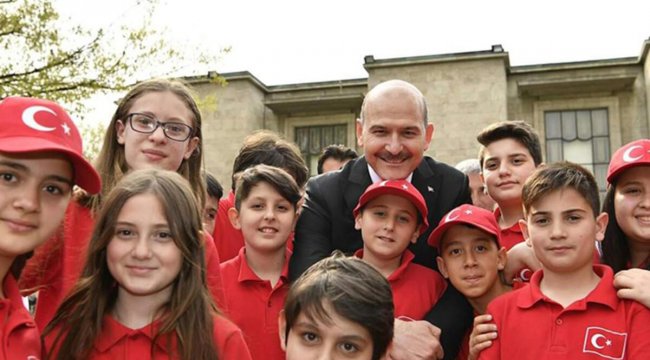 Bakan Soylu'dan 23 Nisan mesajı
