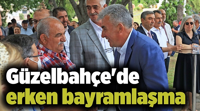 Güzelbahçe&#039;de erken bayramlaşma