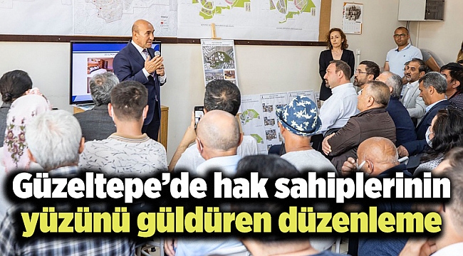 Güzeltepe’de hak sahiplerinin yüzünü güldüren düzenleme