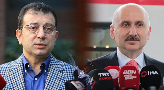 İmamoğlu’ndan Bakan Karaismailoğlu’na sert yanıt