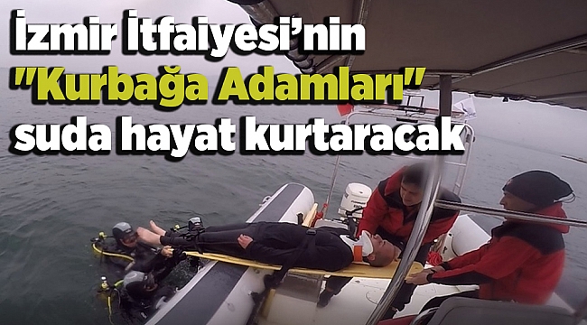 İzmir İtfaiyesi’nin "Kurbağa Adamları" suda hayat kurtaracak