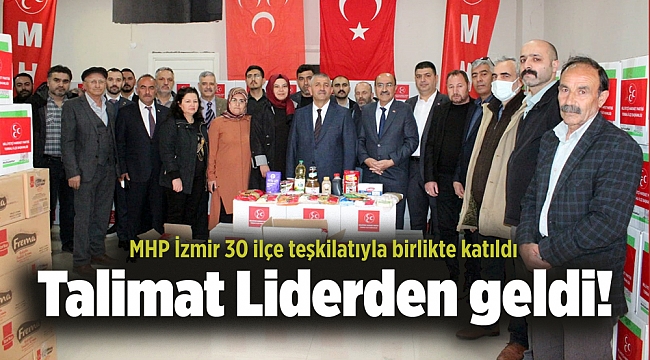 Talimat Liderden geldi! MHP İzmir 30 ilçe teşkilatıyla birlikte katıldı