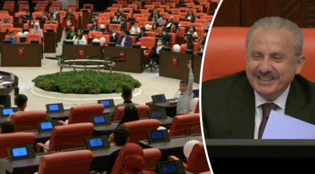 TBMM'de 23 Nisan Özel Oturumu'na damga vuran anlar...