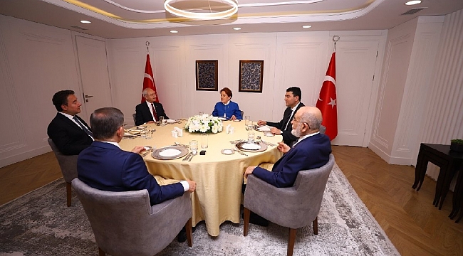 Altılı masa 4. kez toplandı! Masada kritik konular var…