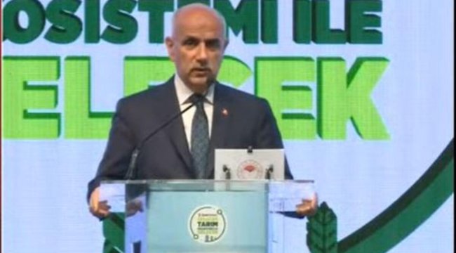 Bakan Kirişci: Üreticiye verdiğimiz destek 30 milyar TL