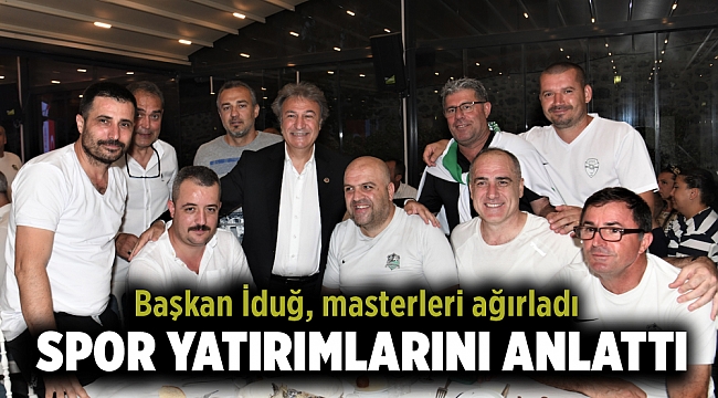 Başkan İduğ, masterleri ağırladı