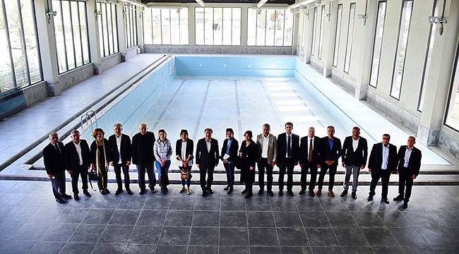 Çamdibi Kapalı Yüzme Havuzu'nda sona doğru