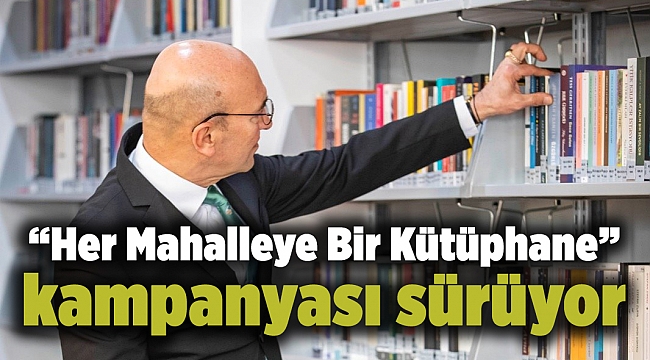 “Her Mahalleye Bir Kütüphane” kampanyası sürüyor