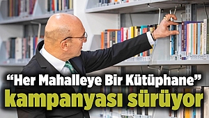 “Her Mahalleye Bir Kütüphane” kampanyası sürüyor