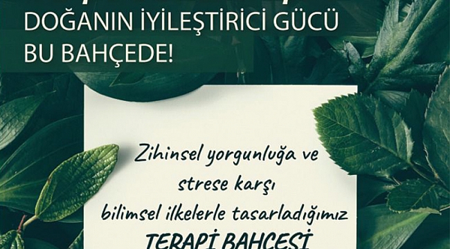İnciraltı Terapi Bahçesi açılıyor