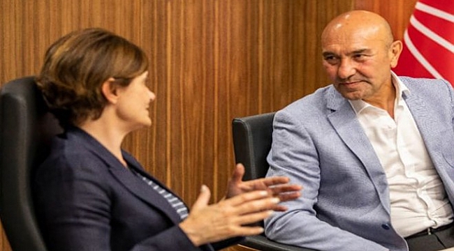 Tunç Soyer'den Kaftancıoğlu'na destek ziyareti