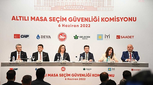 '6'lı masa'nın genel başkan yardımcılarından uyarı