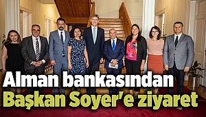 Alman bankasından Başkan Soyer'e ziyaret