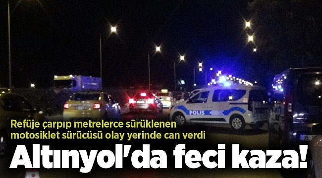 Altınyol'da feci kaza!