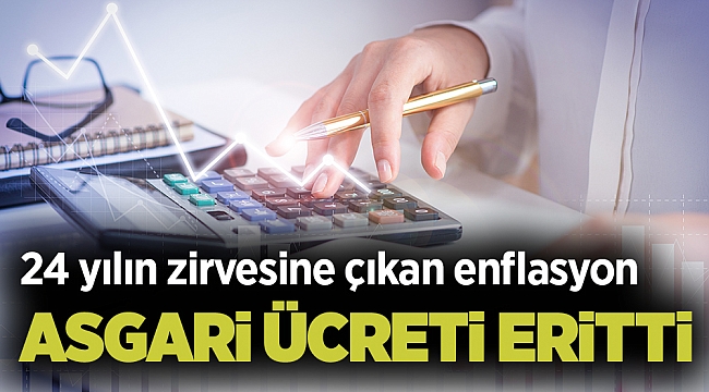 Asgari ücret, enflasyon ile birlikte buhar oldu