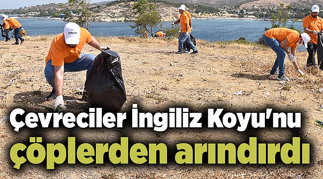 Çevreciler İngiliz Koyu&#039;nu çöplerden arındırdı