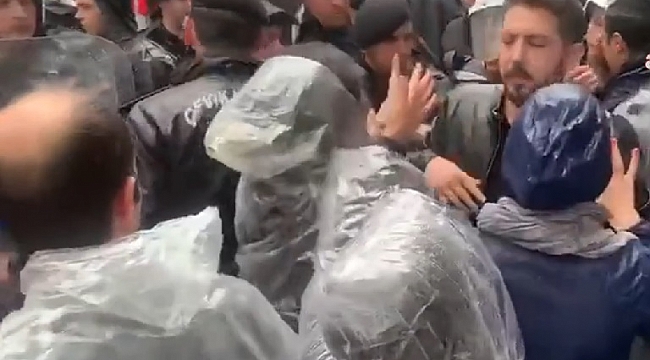 HDP ve DBP’nin İstanbul'daki yürüyüşünde olay çıktı!