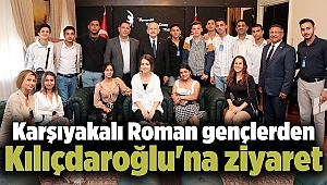 Karşıyakalı Roman gençlerden Kılıçdaroğlu'na ziyaret