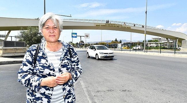 Konak üst geçidine şehidin ismi verildi, annesi göz yaşlarını tutamadı