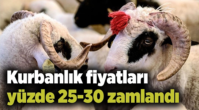 Kurbanlık fiyatları yüzde 25-30 zamlandı