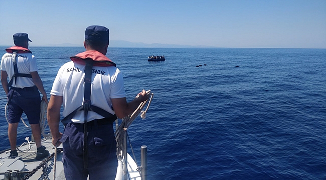 Yunan unsurlarınca geri itilen 46 göçmen kurtarıldı