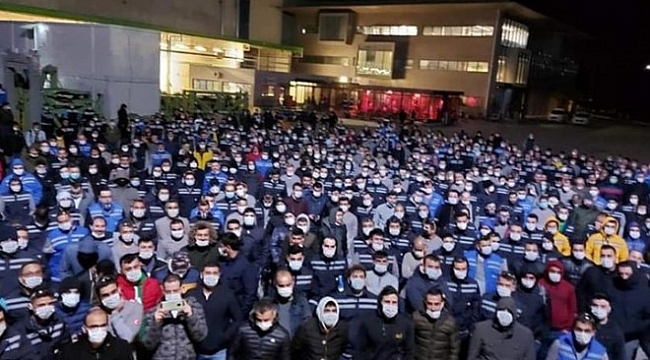 2  haftalık iş bırakma eylemi sonrası işçilerin zaferi!