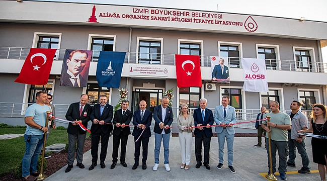 Aliağa Organize Sanayi Bölgesi İtfaiye Merkezi açıldı