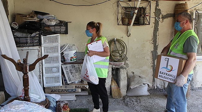 Bayraklı'da sosyal destek seferberliği